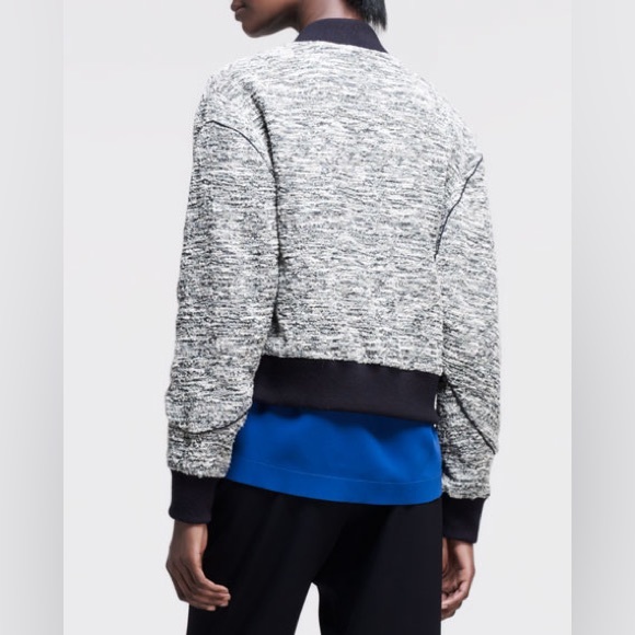 Rag & Bone | Heathered Aviator Bomber Jacket - Picture 3 of 6